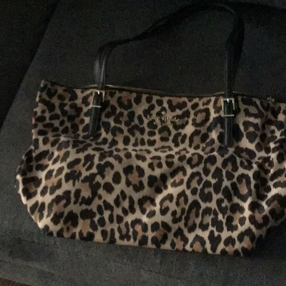Leopard Print Tote Bag Kate spade